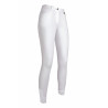 Pantaloni HKM Kate full seat in silicone - Bianco