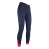 Pantaloni HKM Kate full seat in silicone - Blu scuro