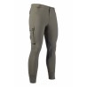 Pantaloni da uomo HKM Cargo con grip in silicone - Verde oliva