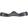 Cinghia in cuoio HKM Dressage Anatomic elastica - Nero