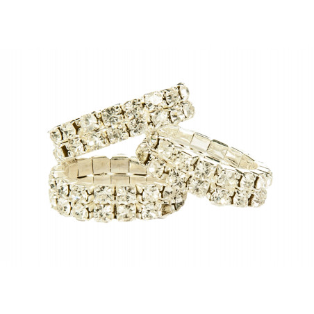 Elastici per trecce HKM Crystal