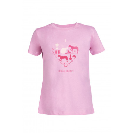 T-shirt bambini HKM I love horse riding