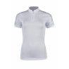 Polo tecnico HKM Nelly maniche corte - Bianco