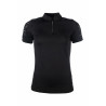 Polo tecnico HKM Nelly maniche corte - Nero