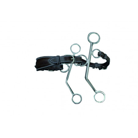 Hackamore Jump'In in cuoio con bracci lunghi