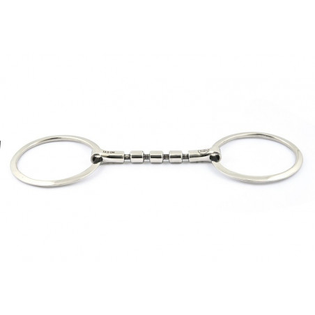 Filet a 2 anelli piatti 90 mm Jump'In bloccato con rulli