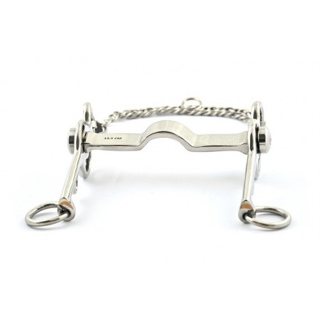 Mors Pelham Jump'In piatto sottile inclinabile