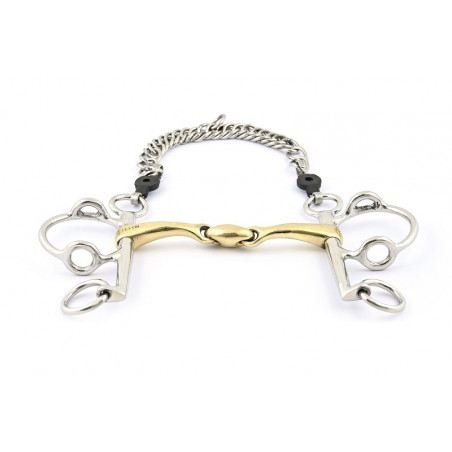 Filet Pelham Jump'In snodato doppio sollevato