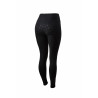 Leggings da equitazione con fondo in silicone effetto pelle Horze Juliet - Nero