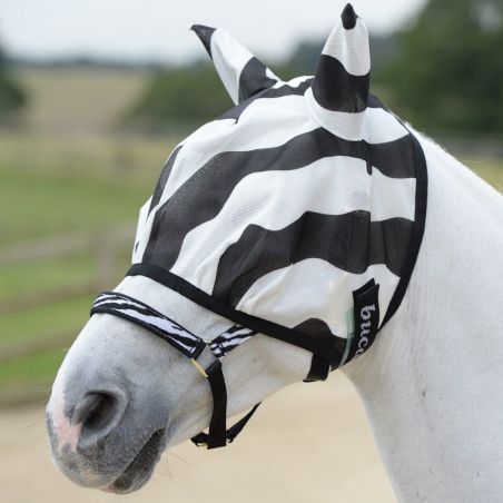 Maschera anti-mosche Bucas Buzz-Off Zebra