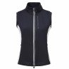 Gilet senza maniche in tessuto tecnico HV Polo Mia - Nero