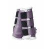 Stinchiere protettive chiuse con pelliccia sintetica Horze Ghent - Uvetta royal