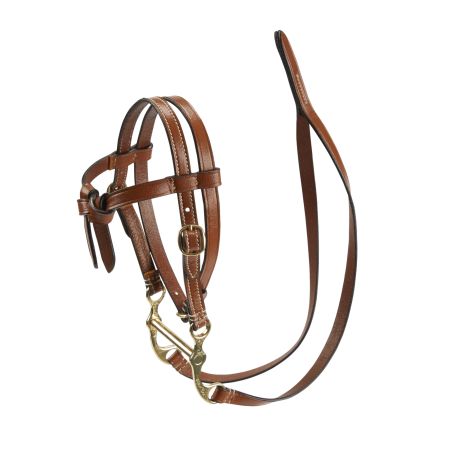 Briglia Western color cuoio per giocattolo Mini Pony LeMieux