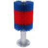 Spazzola su palo HAPPYCOW Kerbl - Rosso / blu