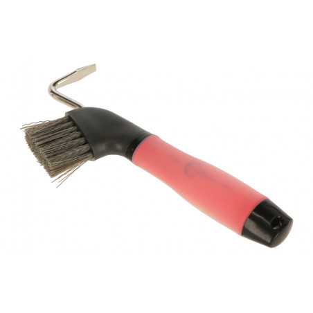 Netta piedi con manico in gel e spazzola Covalliero