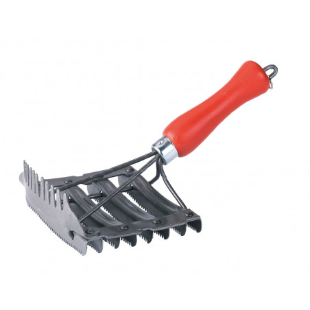 Striglia in acciaio con pettine per criniera Kerbl