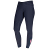 Pantaloni Janne x PinkRibbon full grip da donna Covalliero - Blu marino scuro