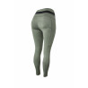 Leggings da equitazione B Vertigo Caitlin a vita alta con grip integrale da donna - Verde scarabeo