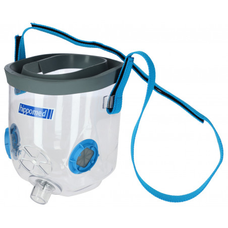 Maschera per inalazione AirOne con accessori Hippomed