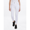 Pantaloni LeMieux Lottie con fondo integrale in suede - Bianco