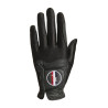 Guanti da equitazione Classic Kingsland - Nero