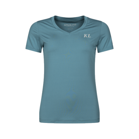 T-shirt scollo a V da donna Kingsland