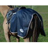 Coprireni quadrato Weatherbeeta foderato in pile Essentiel - Blu navy / argento / rosso