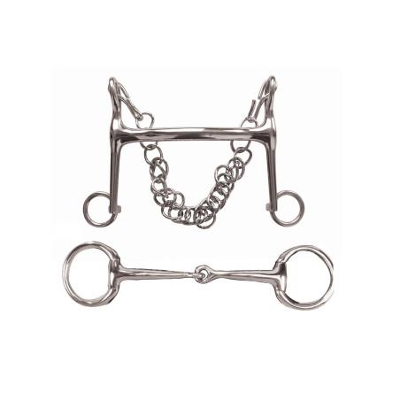 Set morso da filetto Bradoon e Weymouth Korsteel