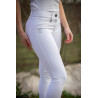 Pantaloni da equitazione donna Jump'In Super X - Bianco