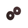 Rondelle per imboccature Korsteel - Marrone