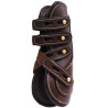 Ghette con bottoni CHETAK - Nero / bordeaux