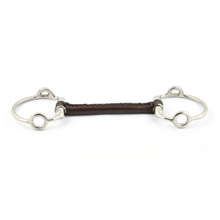 Morso rialzatore Jump'In in cuoio tondo