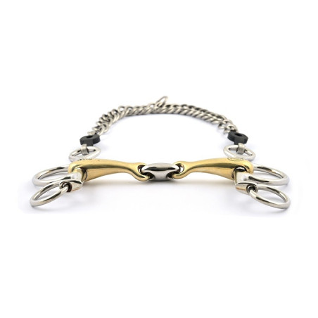 Mors Pelham Jump'In piccoli rami doppia rottura bloccata