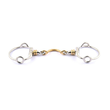 Morso relevatore Jump'In a olive doppio snodo con rulli e passaggio per la lingua