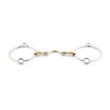 Morso relevatore Jump'In grandi anelli doppio snodo con passaggio per la lingua