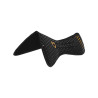 Ammortizzatore in memory foam con grip in silicone e logo Equestro - Nero