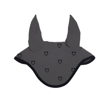 Cuffia anti-mosche con logo multicolore Black Line Edition Equestro