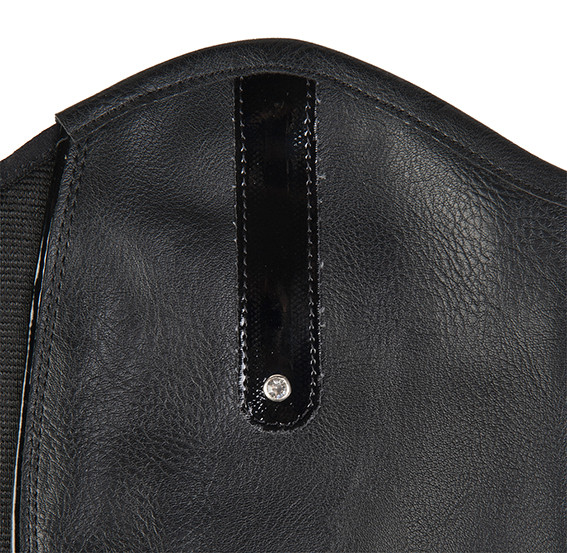 Mini Chaps Elastiche HKM Nero