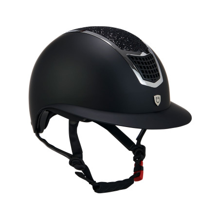 Casco Eclipse con strass e visiera larga (3 imbottiture) Equestro