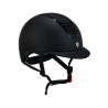 Casco ultraleggero con telaio lucido Eclipse Equestro - Nero / nero
