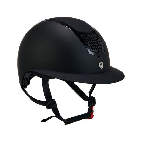 Casco ultra-leggero in plastica opaca resistente con ampia visiera (3 imbottiture) Eclipse Equestro