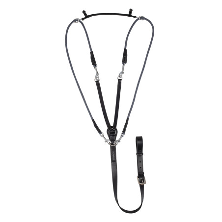 Capezza in cuoio di vitello italiano e nylon Acavallo