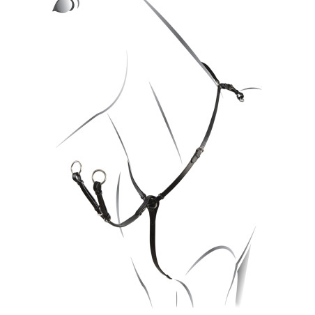 Pettorale in cuoio Roxane Equestro