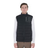 Gilet in tessuto stretch con patch in silicone da uomo Equestro - Nero