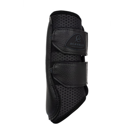 Stinchiere anteriori in neoprene traforato con doppia chiusura in velcro Acavallo