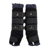 Ghette da riposo in neoprene/cotone Equestro - set da 2 - Nero