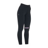Leggings aderenti in tessuto tecnico elasticizzato da donna Kao Equestro - Nero / lilla