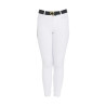 Pantaloni aderenti bambino Amani Equestro - Bianco