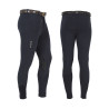 Pantaloni uomo Zeus con grip al ginocchio in cotone stretch Equestro - Marina