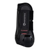 Ghette anatomiche con doppia chiusura in velcro Platinum Equestro - Nero